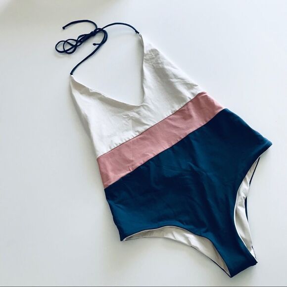 Anthro. Tavik Chase Reversible One-Piece Swimsuit. - Picture 5 of 11